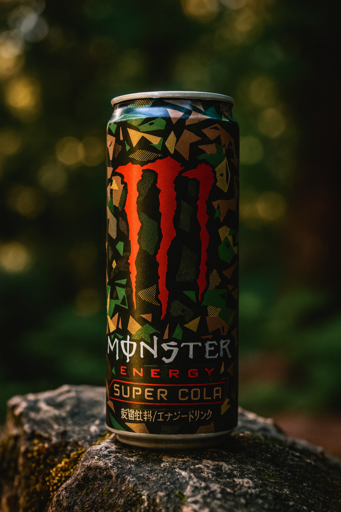 Monster Super Cola – japanische Alternative zum Monster Assault vor der Rezepturänderung
